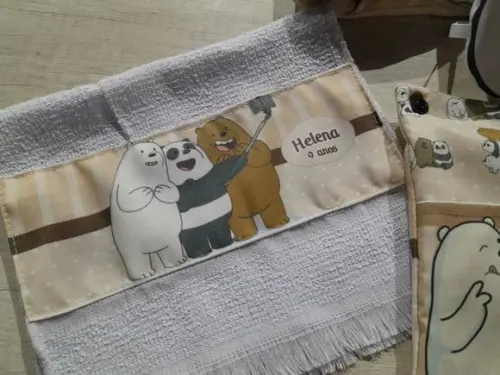 Kit Higiene Luxo Festa do Pijama Urso sem Curso