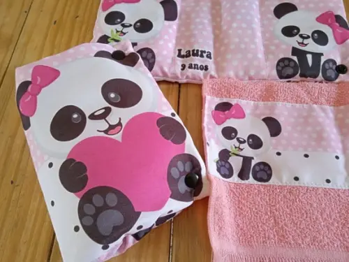 Kit Higiene Luxo Panda
