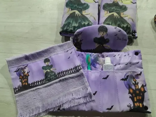 Kit Higiene Luxo Festa do Pijama Wandinha