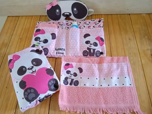 Kit Higiene Luxo Panda