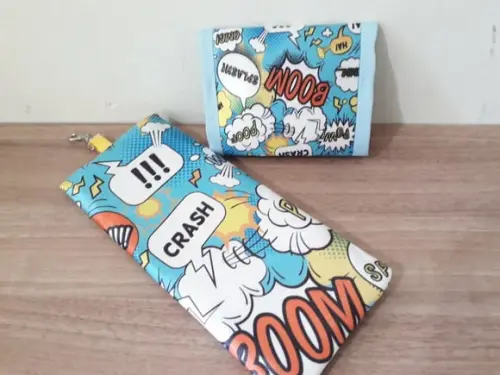 Kit Jovem Carteira e Estojo Heróis