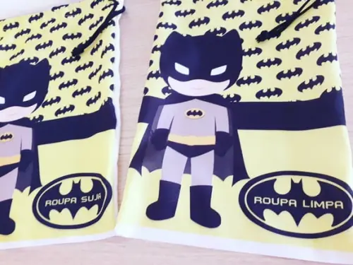 Kit Roupa Suja Roupa Limpa Batman Cute