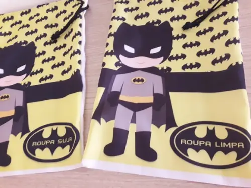 Kit Roupa Suja Roupa Limpa Batman Cute