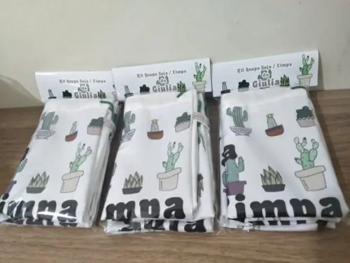 Kit Roupa Suja Roupa Limpa Cactos