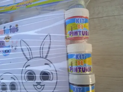 Kit Tela de Pintura Bolofofo e Mochila 28x37