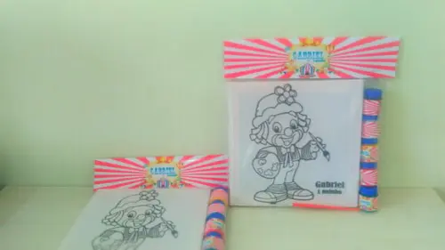 Kit Tela de Pintura Circo Patati Patata
