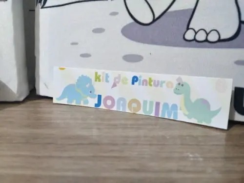 Kit Tela de Pintura Dinossauro Candy