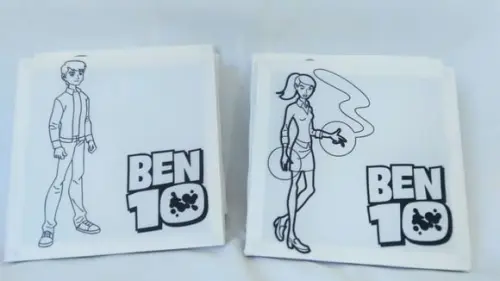 Kit Tela de Pintura Guache Ben 10