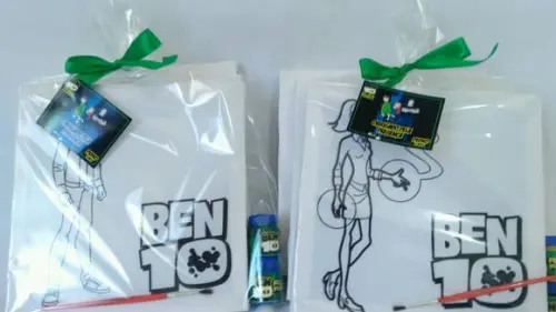 Kit Tela de Pintura Guache Ben 10