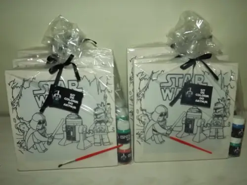 Kit Tela de Pintura Guache Star Wars
