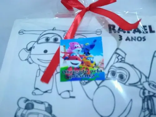 Kit Tela de Pintura Guache Super Wings