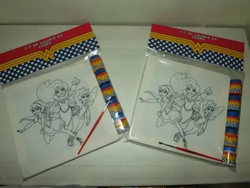 Kit Tela de Pintura Heroina com Lapela