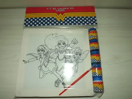 Kit Tela de Pintura Heroina com Lapela