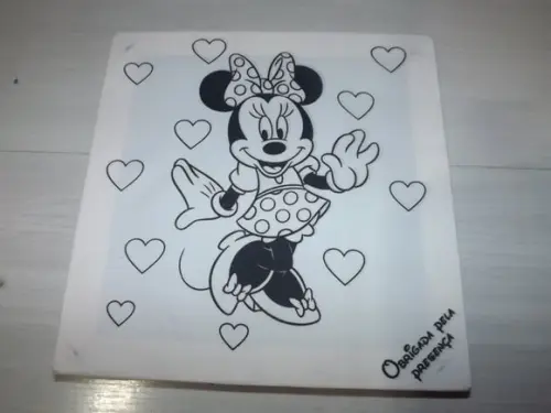 Kit Tela de Pintura Minie com Lapela