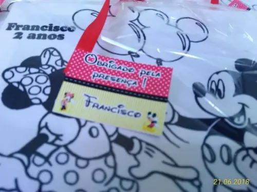 Kit Tela de Pintura Mickey e Minnie
