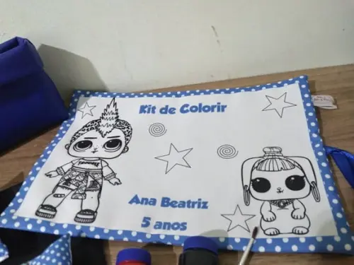 Lousa de Colorir no Cestinho Lol