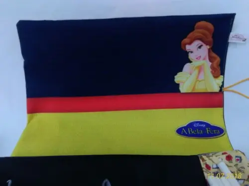 Lousa de Tecido A Bela e A Fera 28 x 37