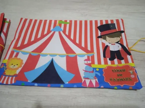 Lousa de Tecido Circo 20 x 30