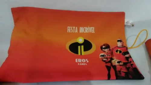 Lousa de Tecido Os Incríveis 20 x 30