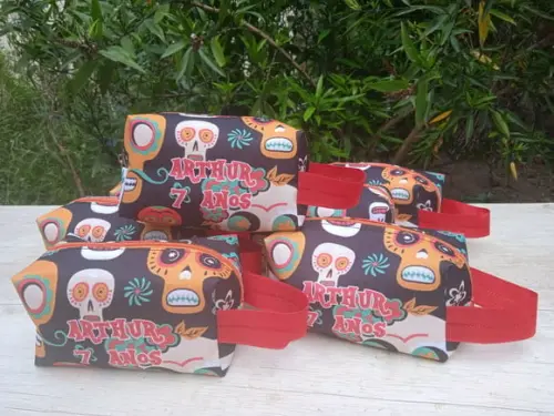 Mini Box Caveira Mexicana Preta