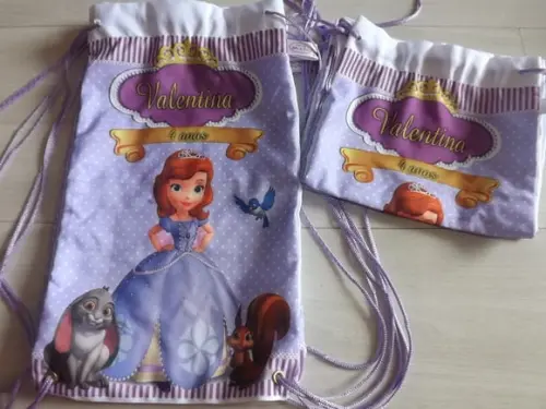 Mochila infantil - Princesinha Sofia