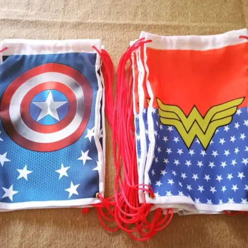 Mochila infantil Heróis