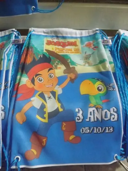 Mochila Infantil Jake e os Piratas