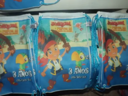 Mochila Infantil Jake e os Piratas