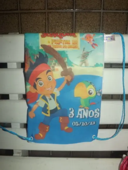 Mochila Infantil Jake e os Piratas