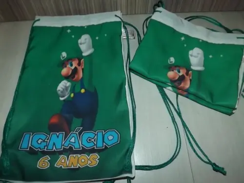 Mochila infantil Luigi Mario Bross