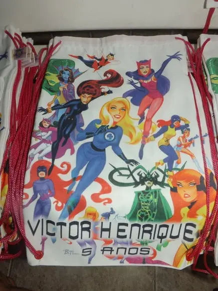 Mochila Infantil Liga da Justiça