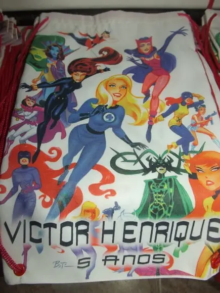 Mochila Infantil Liga da Justiça
