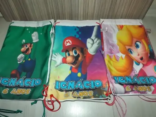 Mochila infantil Mario Bross