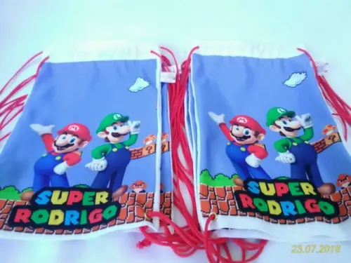 Mochila infantil Mario Bross