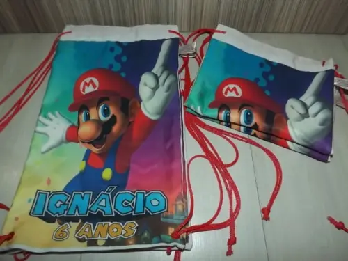 Mochila infantil Mario Bross