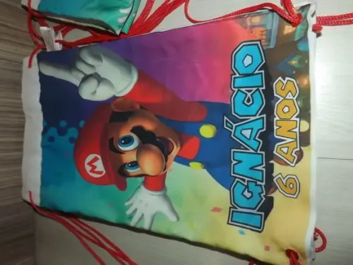 Mochila infantil Mario Bross