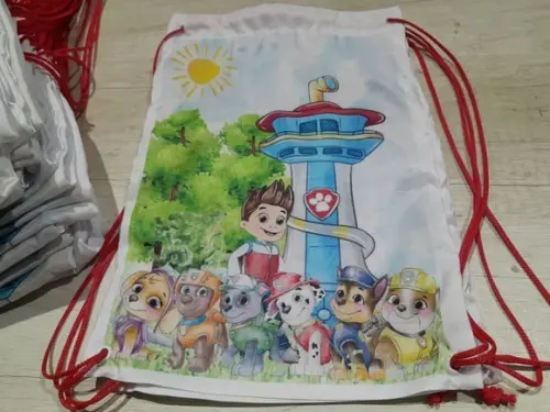 Mochila Infantil Patrulha Canina Aquarela