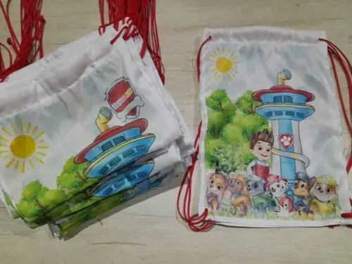 Mochila Infantil Patrulha Canina Aquarela