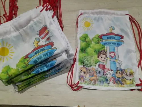 Mochila Infantil Patrulha Canina Aquarela