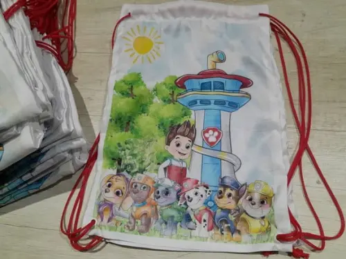 Mochila Infantil Patrulha Canina Aquarela