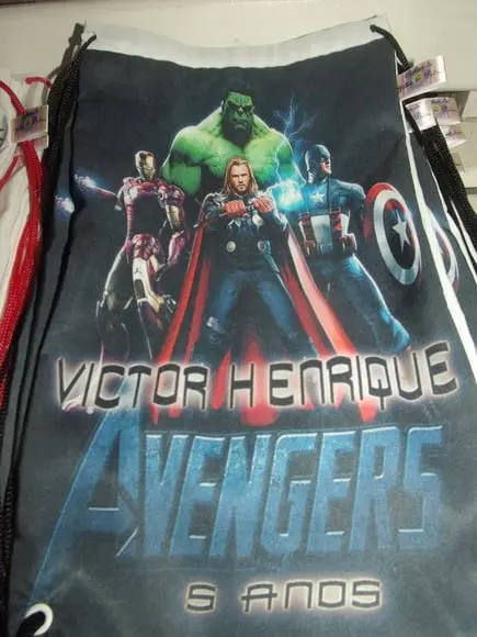 Mochila Infantil Personalizada Avengers