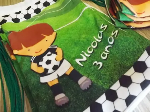 Mochila Infantil Personalizada Futebol