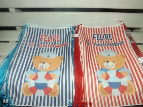 Mochila Infantil Ursinho Marinheiro