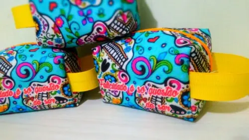 Necessarie Porta batom Caveira Mexicana
