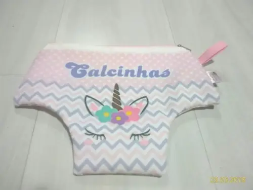 Necessarie Porta Calcinha Unicórnio