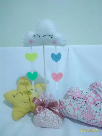 Peso de porta Chuva de amor