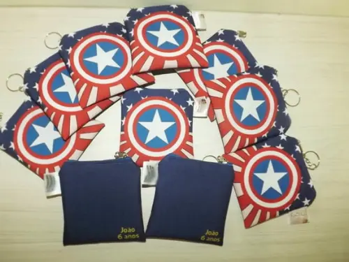 Porta Níquel Capitão América