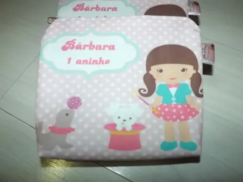 Porta Níquel Necessarie Circo Rosa