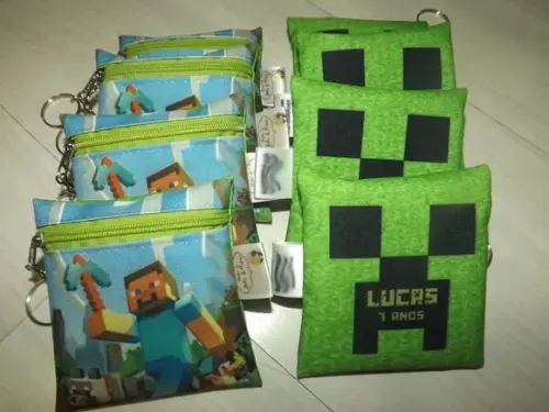 Porta Níquel Personalizado Minecraft