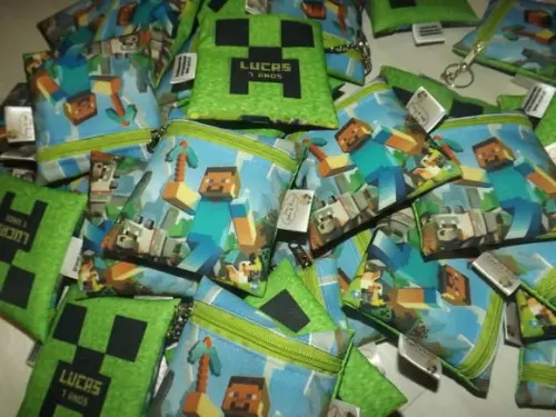 Porta Níquel Personalizado Minecraft